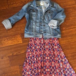 LulaRoe Maxi Skirt - S